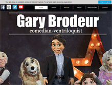 Tablet Screenshot of garybrodeur.com